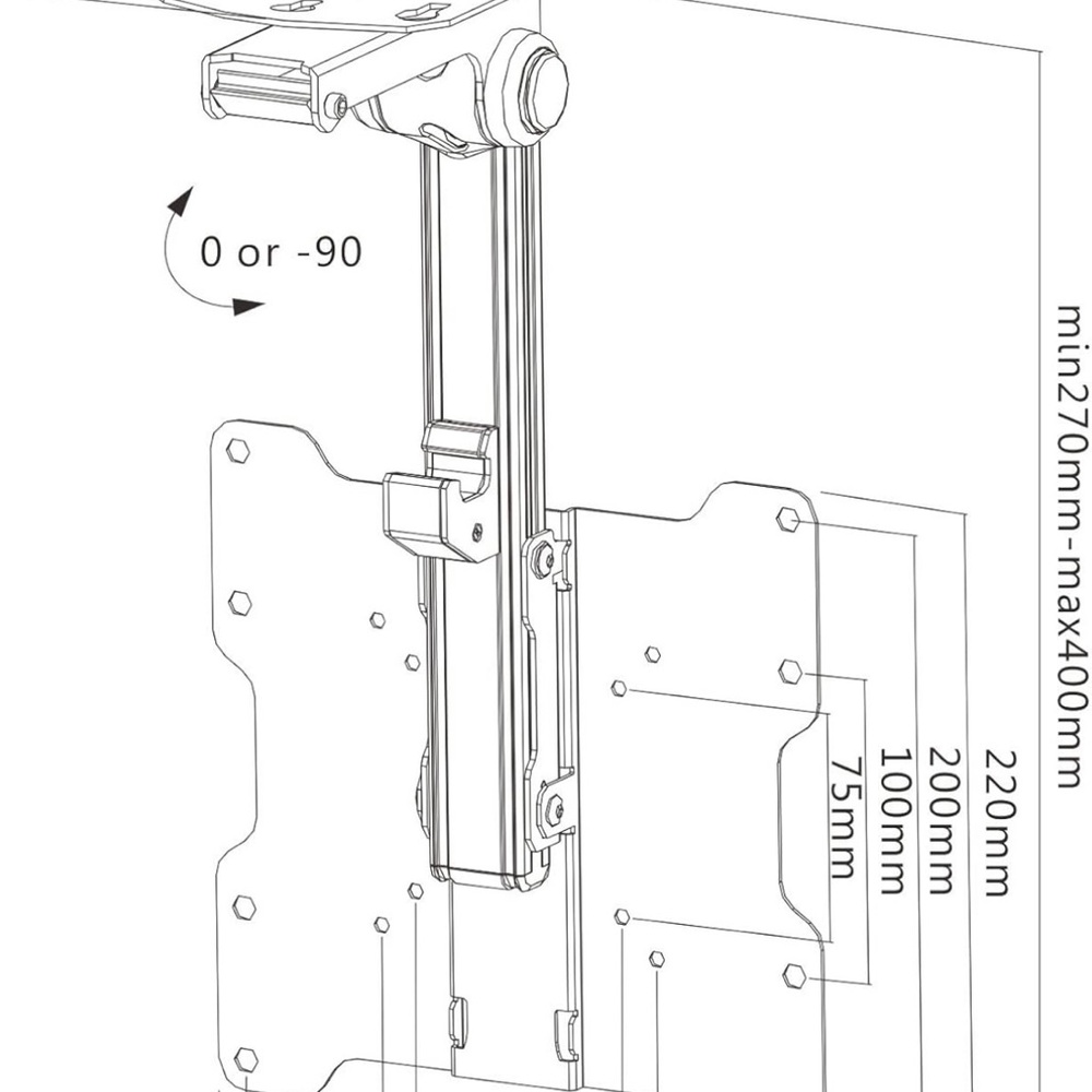 TV ceiling mount for a 17-37 inchs - Picture 6 of 6
